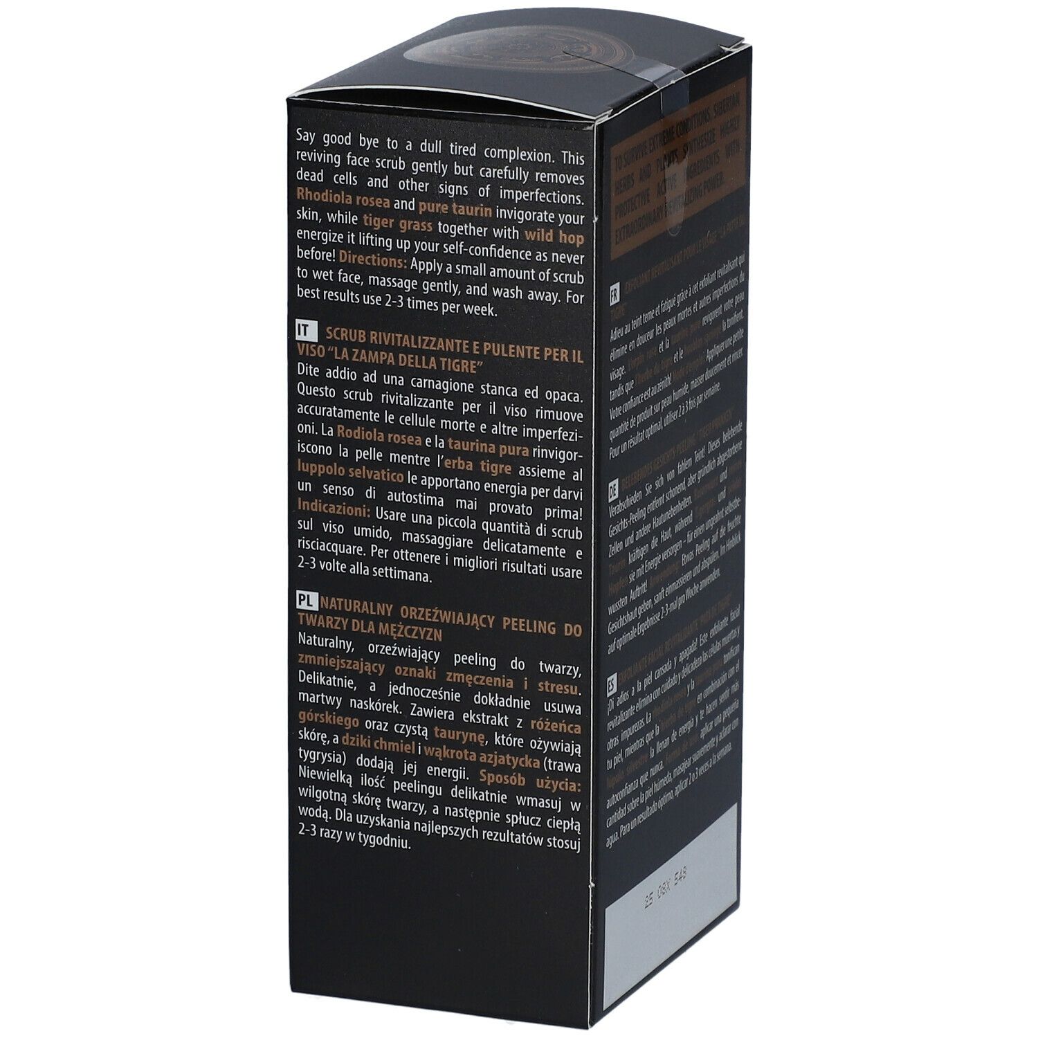 Natura Siberica Exfoliant Revitalisant Visage La Patte du Tigre