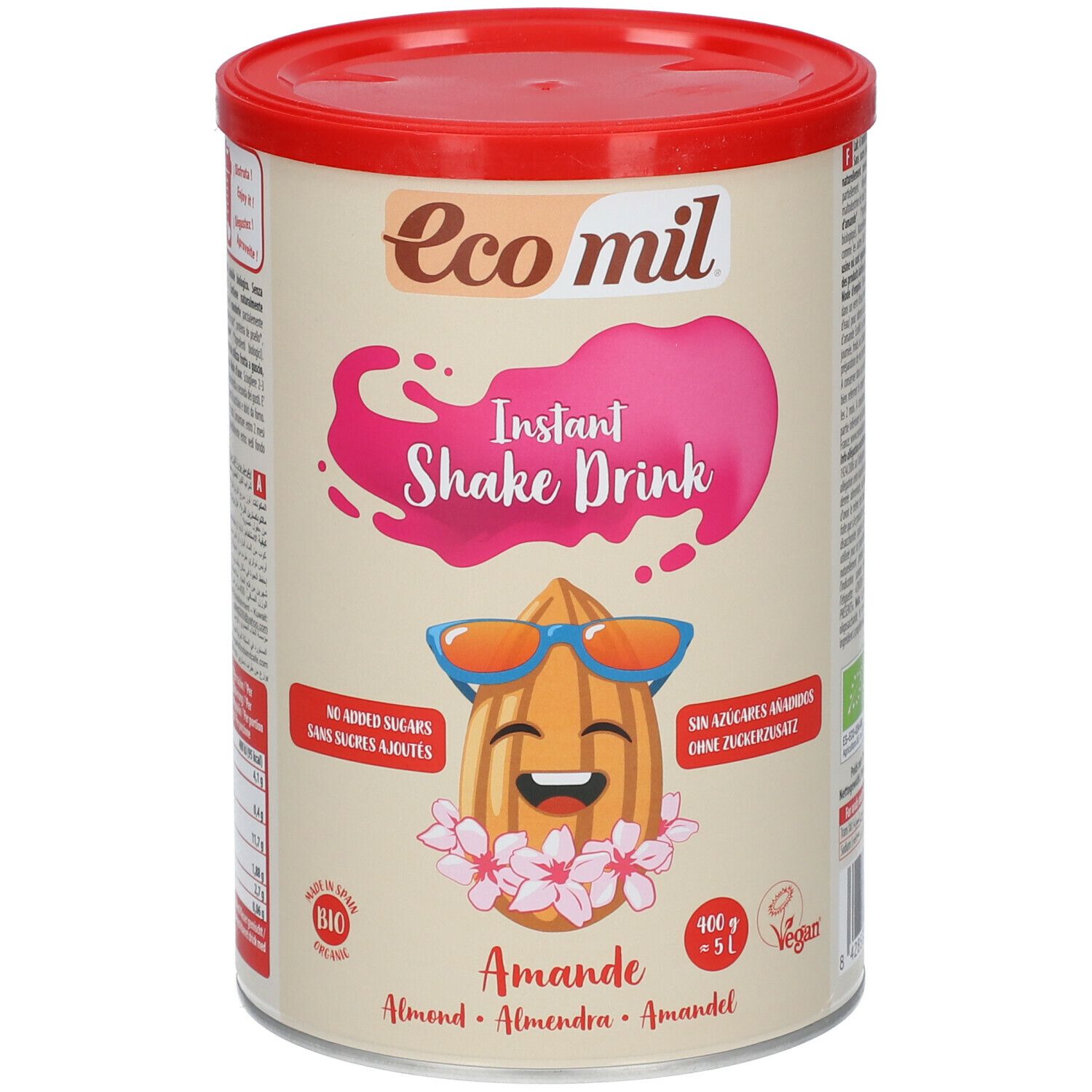 Ecomil Lait d'Amande sans Sucre