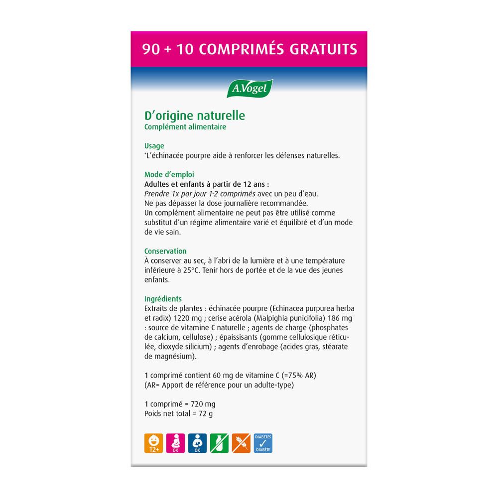 A.Vogel Echinaforce Forte + Vitamine C 90 + 10 Tabletten GRATIS