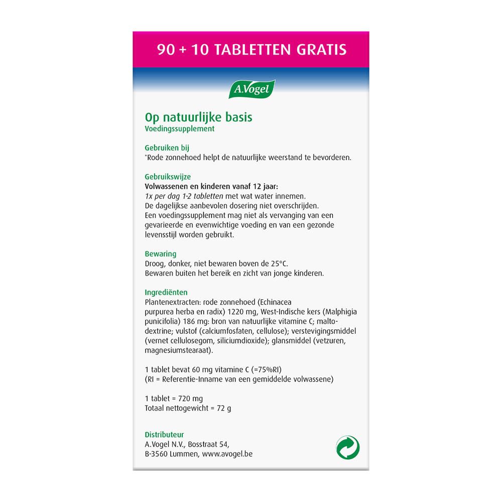 A.Vogel Echinaforce Forte + Vitamine C 90 + 10 Tabletten GRATIS