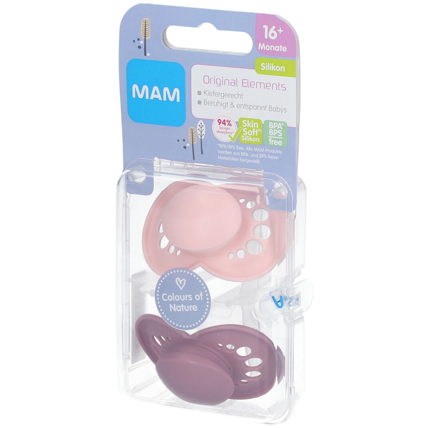 MAM Sucette Original Elements Girl 16 Moins+