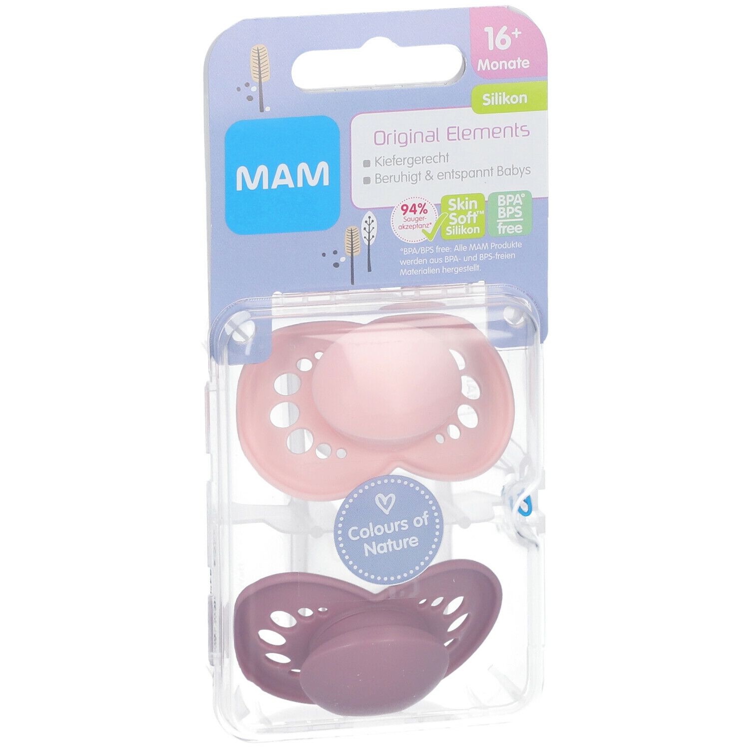 MAM Sucette Original Elements Girl 16 Moins+