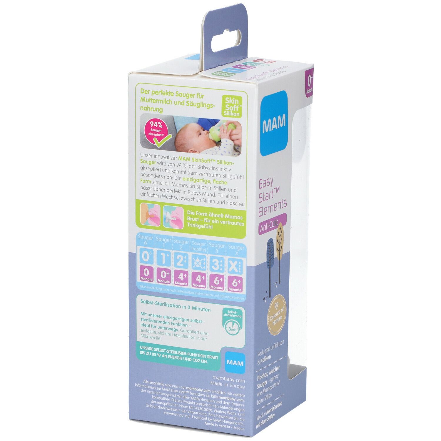 MAM Easy Start Zuigfles Original Elements Unisex