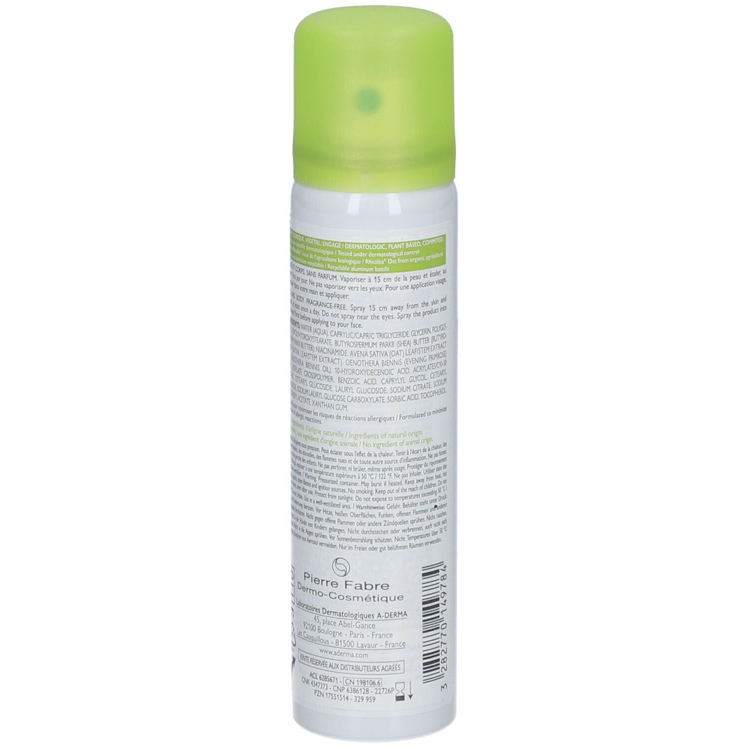A-Derma Exomega Control Spray Émollient