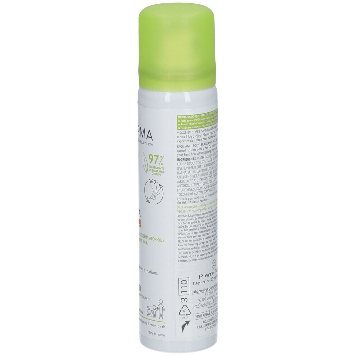 A-Derma Exomega Control Spray Émollient