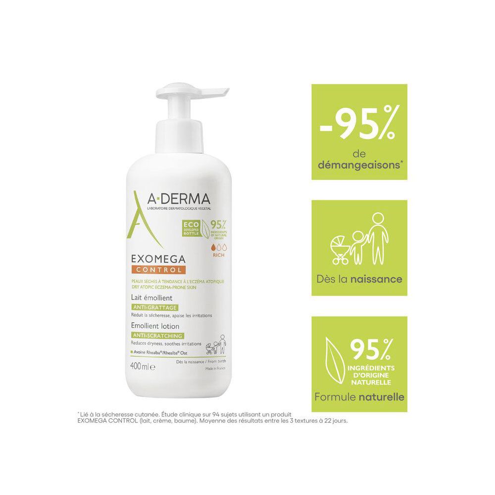 A-Derma Exomega Control Lait Émollient