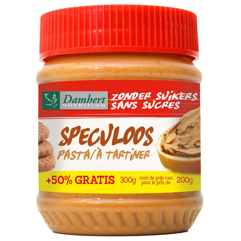 Damhert Spéculoos à Tartiner Sans Sucres