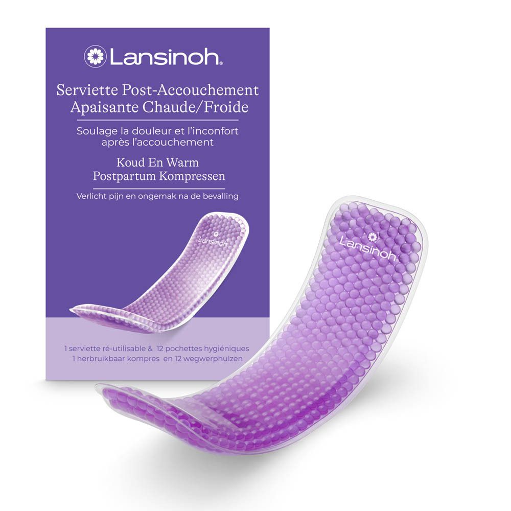 Lansinoh Serviette Post-Accouchement Apaisante Froid & Chaud