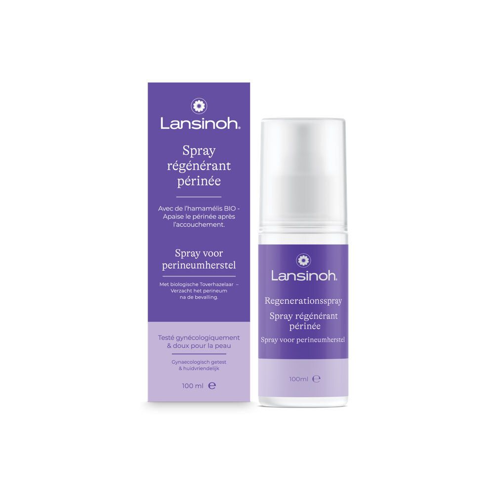 Lansinoh BIO Regeneratiespray en doos, 100 ml.