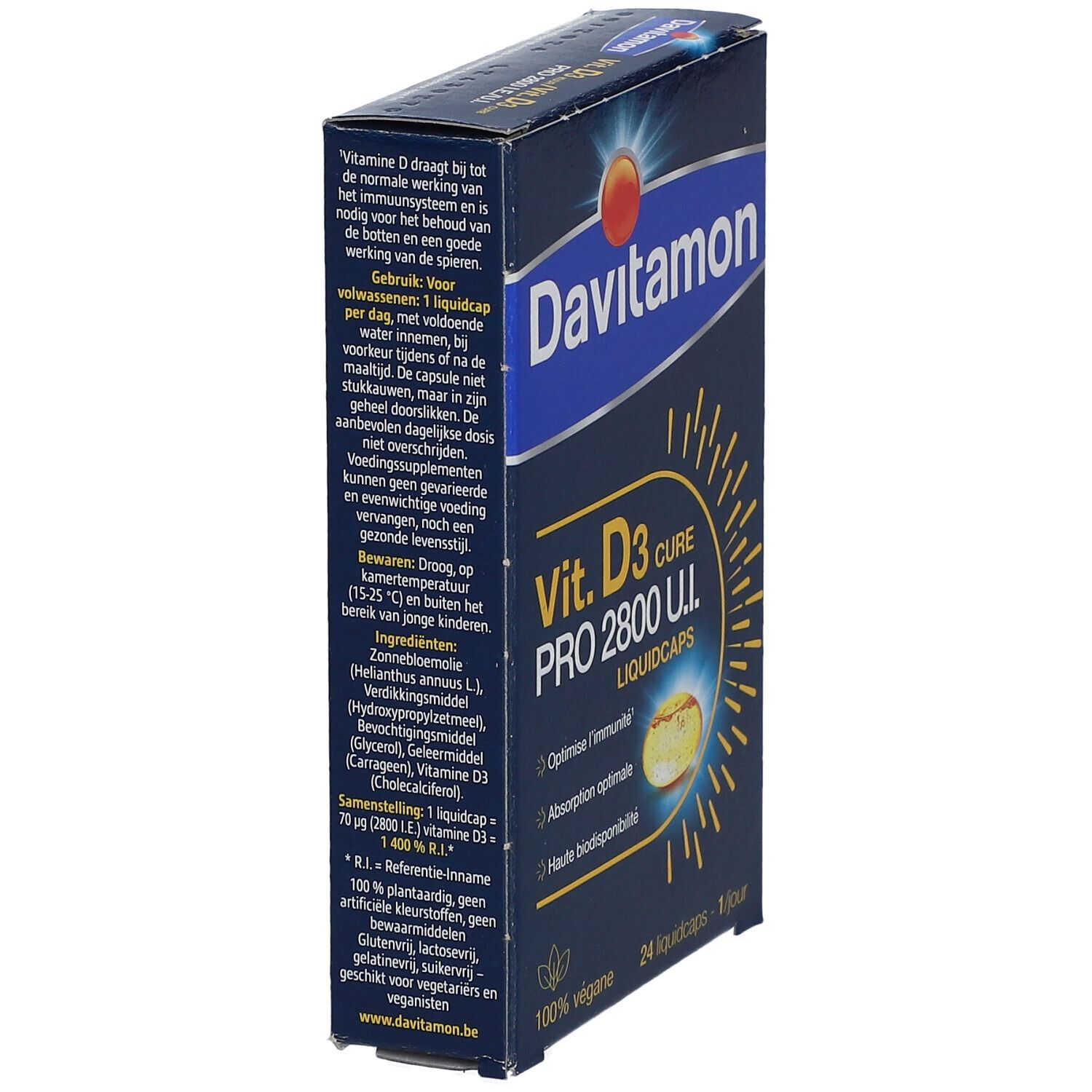 Davitamon Cure de Vitamine D3 Pro 2800 I.E.