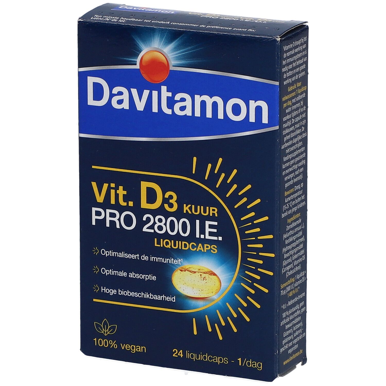 Davitamon Cure de Vitamine D3 Pro 2800 I.E.