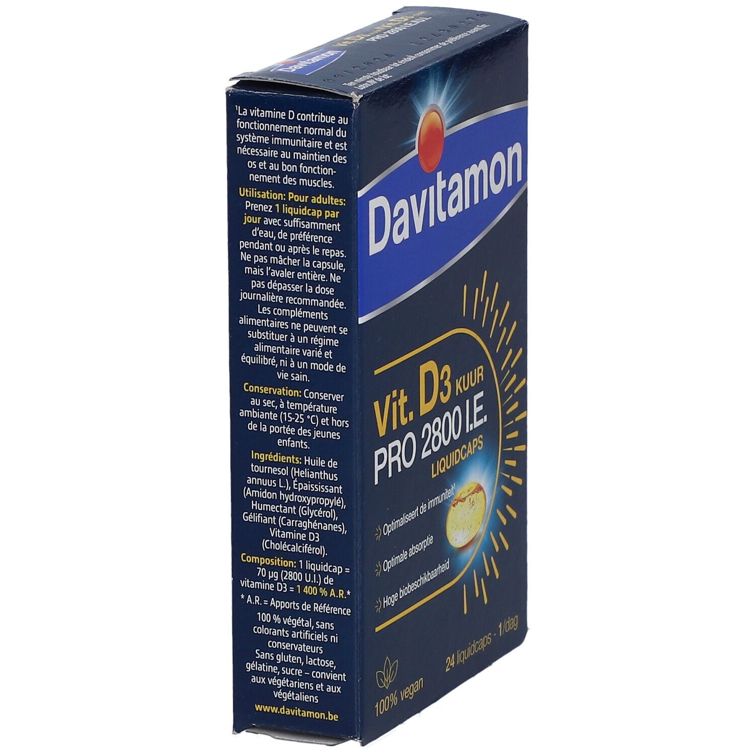 Davitamon Cure de Vitamine D3 Pro 2800 I.E.