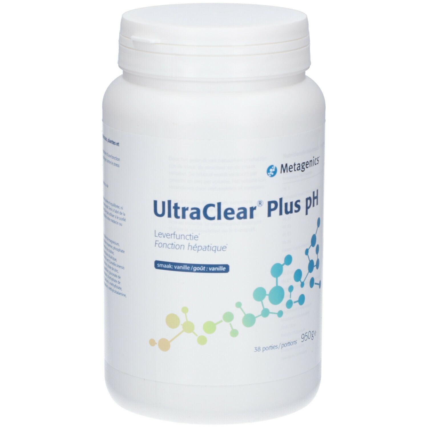 UltraClear Plus pH Vanille 38 Portions Nouvelle Formule