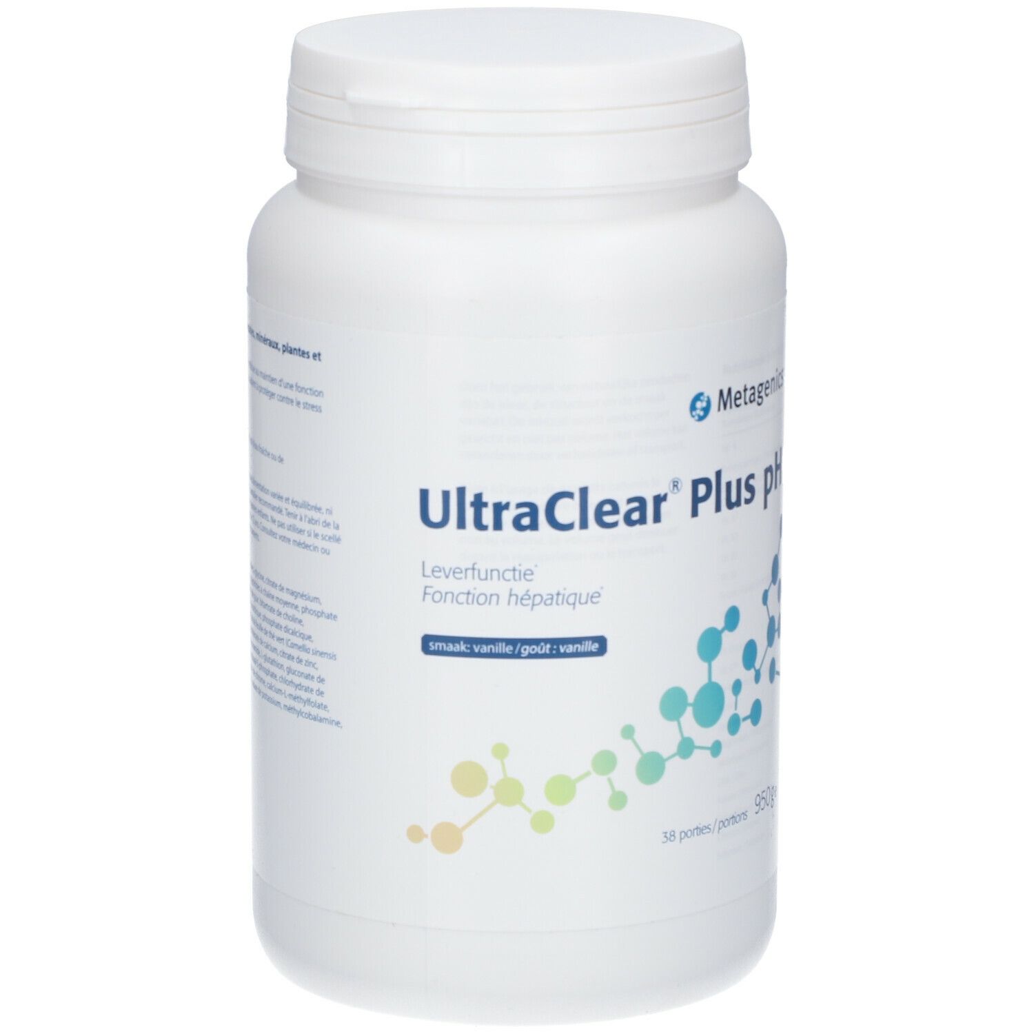 UltraClear Plus pH Vanille 38 Portions Nouvelle Formule