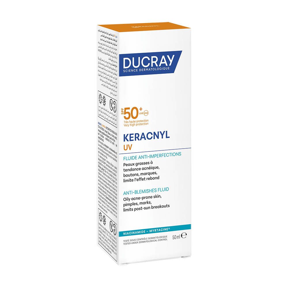 Ducray Keracnyl UV Fluide Anti-Imperfections SPF50+.