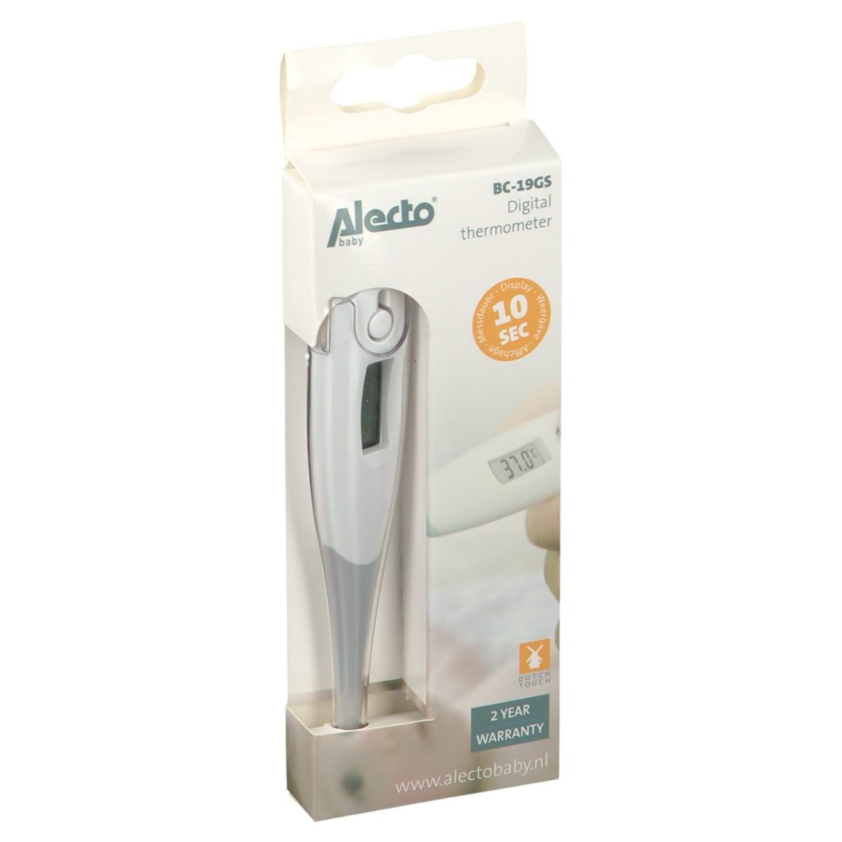 Alecto Digitale Thermometer Grijs