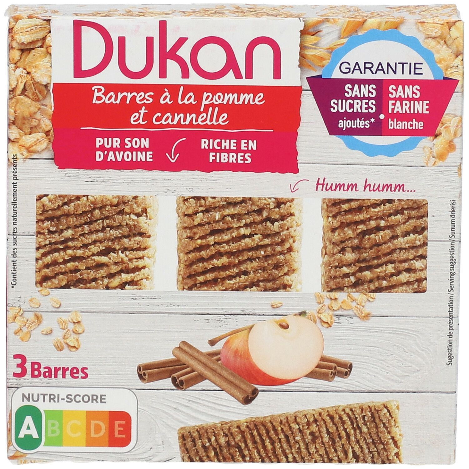 Dukan Barre Pomme - Cannelle