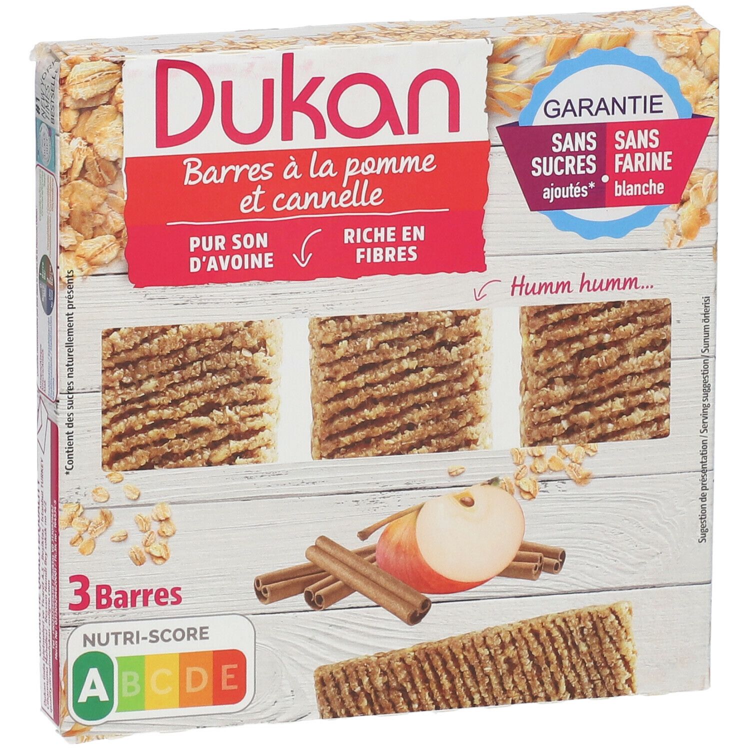 Dukan Barre Pomme - Cannelle