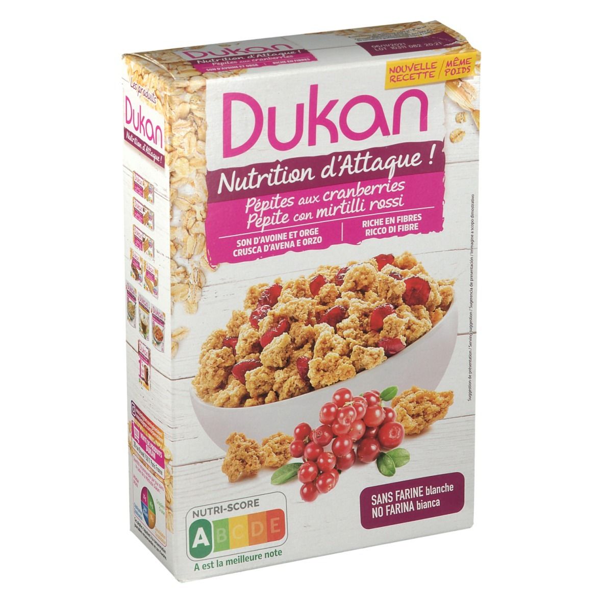 Dukan Crunchy Pépites Cranberries