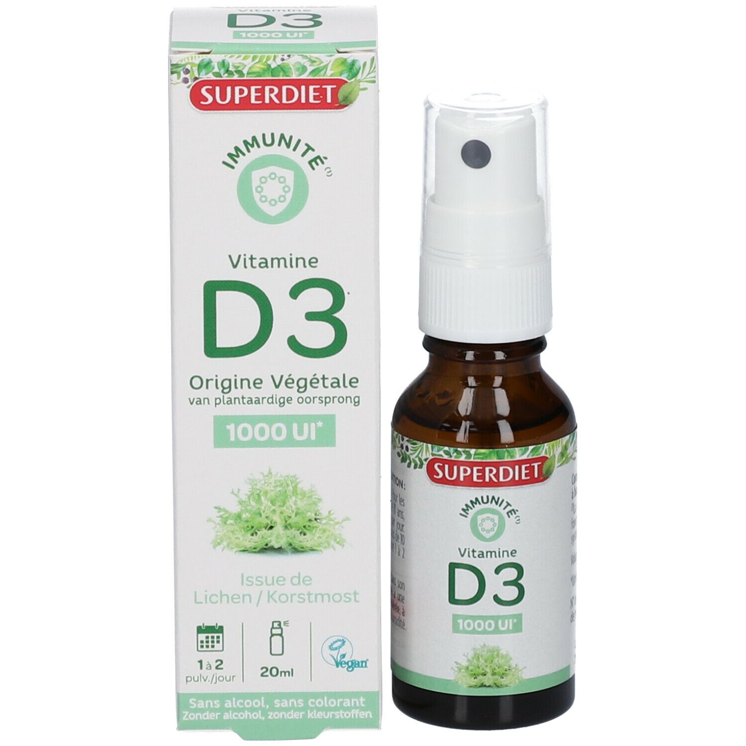 Superdiet Plantaardige Vitamine D3 Spray