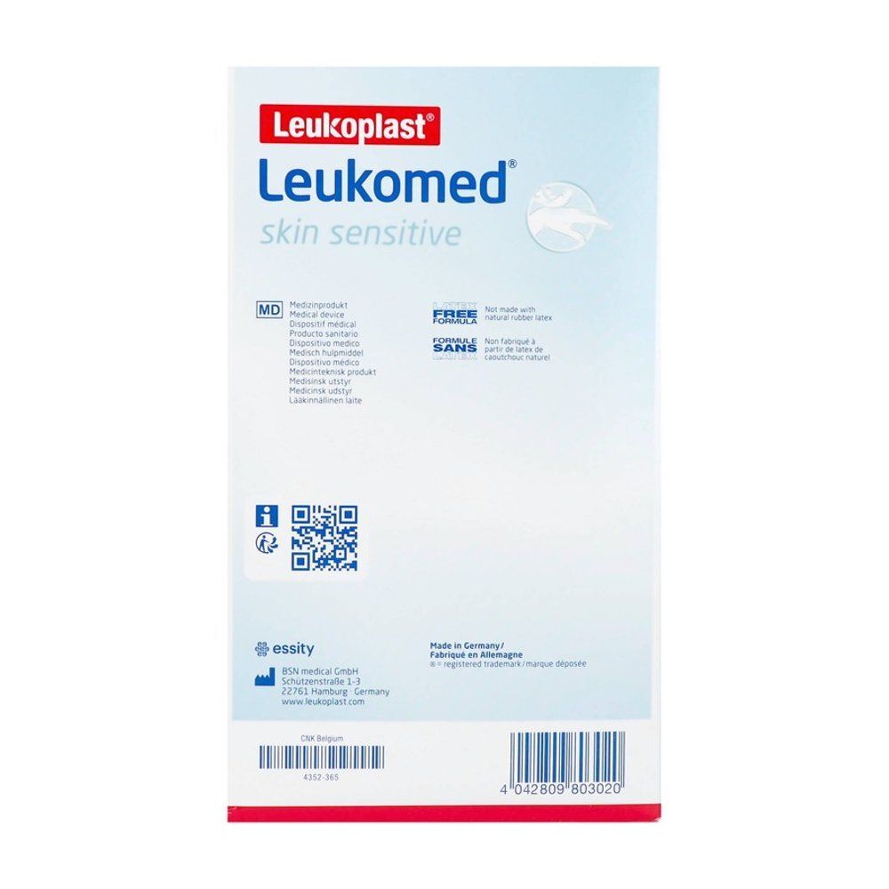 Verpakking Leukomed Leukoplast huidvriendelijke pleisters.