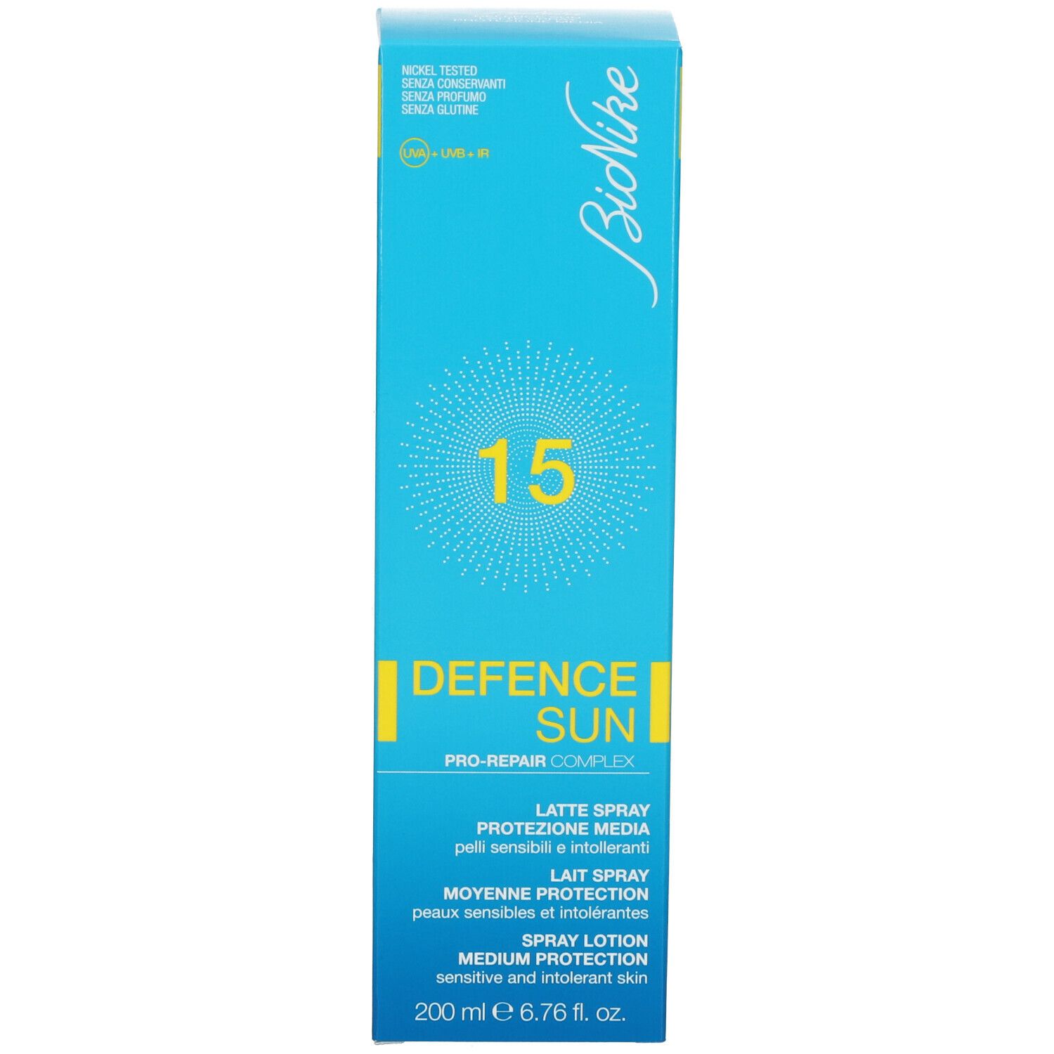BioNike Defence Sun Spray Lotion SPF15