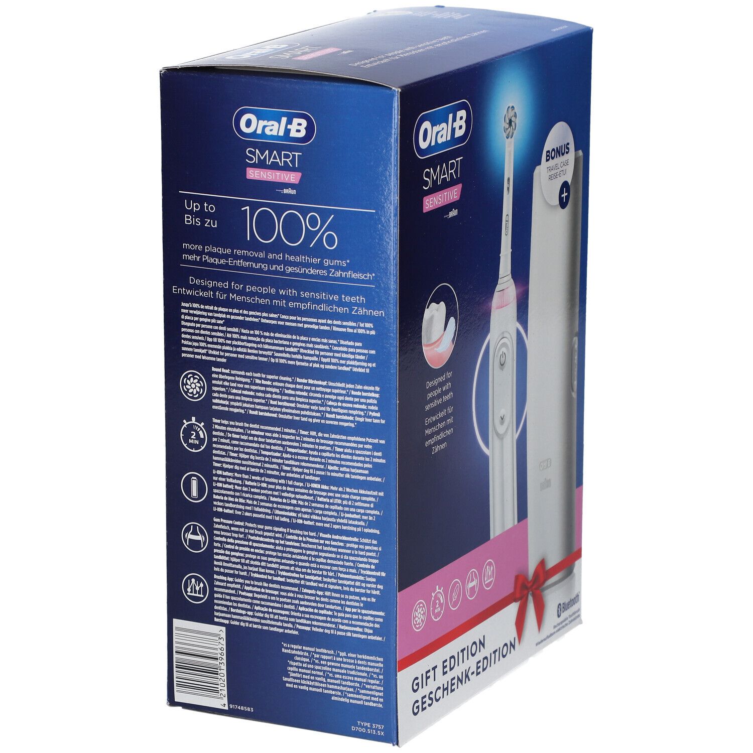 Oral-B Smart Sensitive Elektrische Tandenborstel + Travel Case PROMO