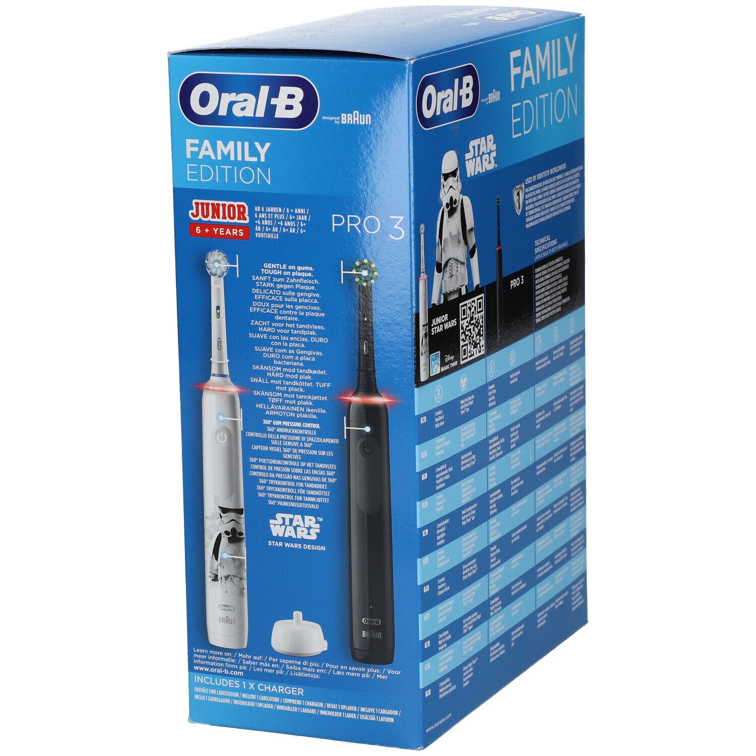 Oral-B Pro 3 3000 Elektrische Tandenborstel Family Edition Star Wars