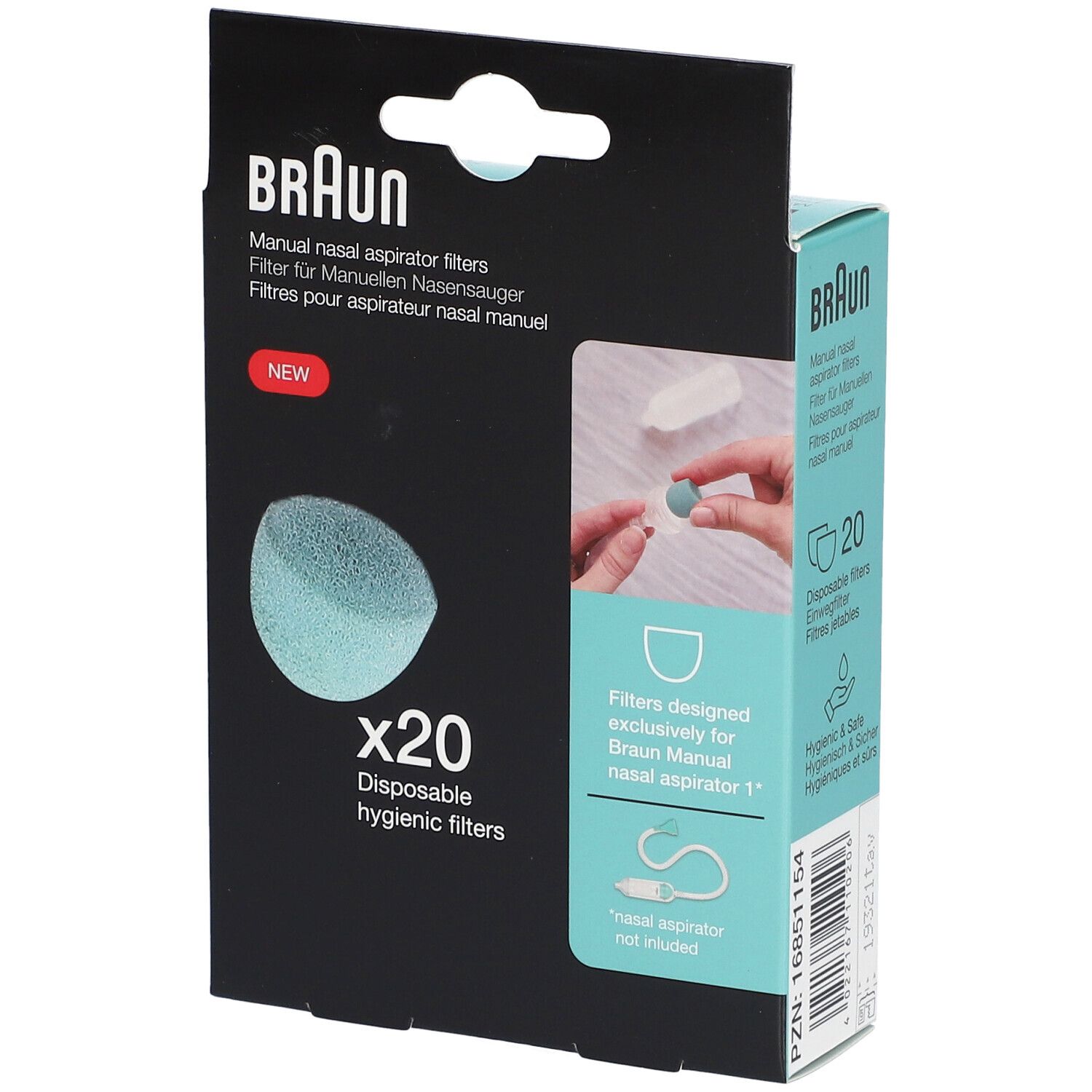 Braun Handmatige Neusreiniger Wegwerp Filters