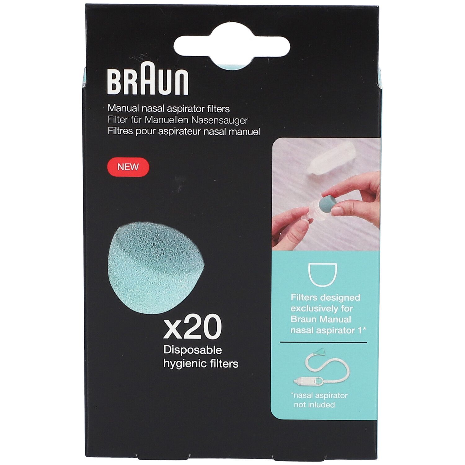 Braun Handmatige Neusreiniger Wegwerp Filters