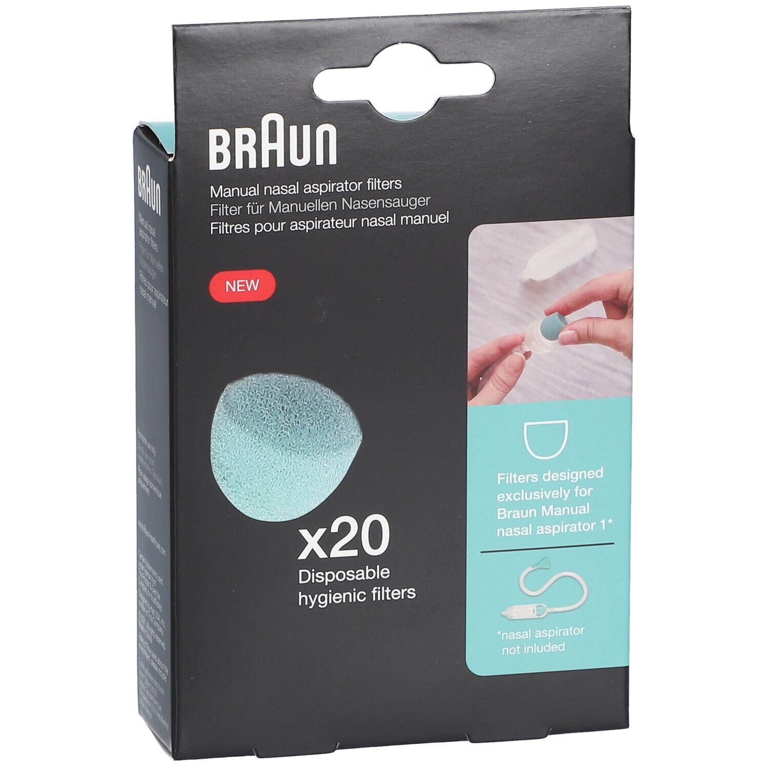 Braun Handmatige Neusreiniger Wegwerp Filters