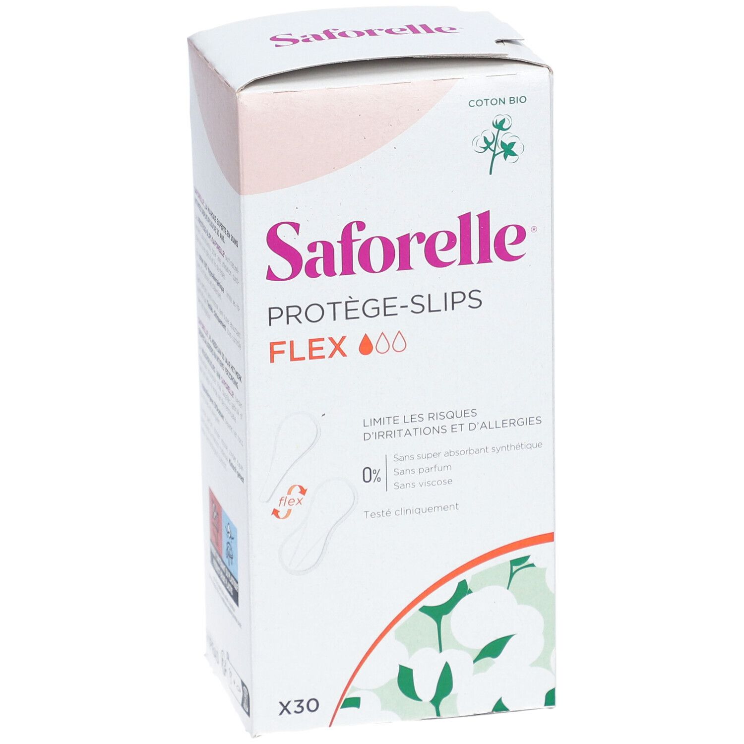 Saforelle® Inlegkruisjes met Bio Katoen