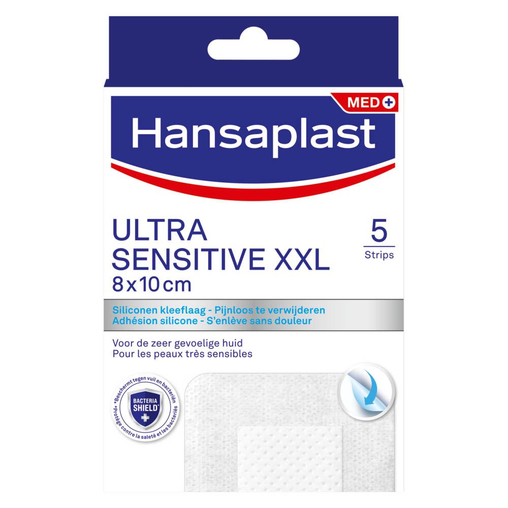 Hansaplast Ultra Sensitive XXL 8 x 10 cm