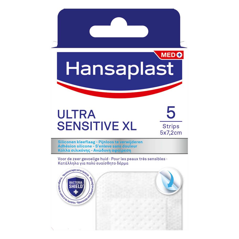 Hansaplast Ultra Sensitive XL 5 x 7,2 cm