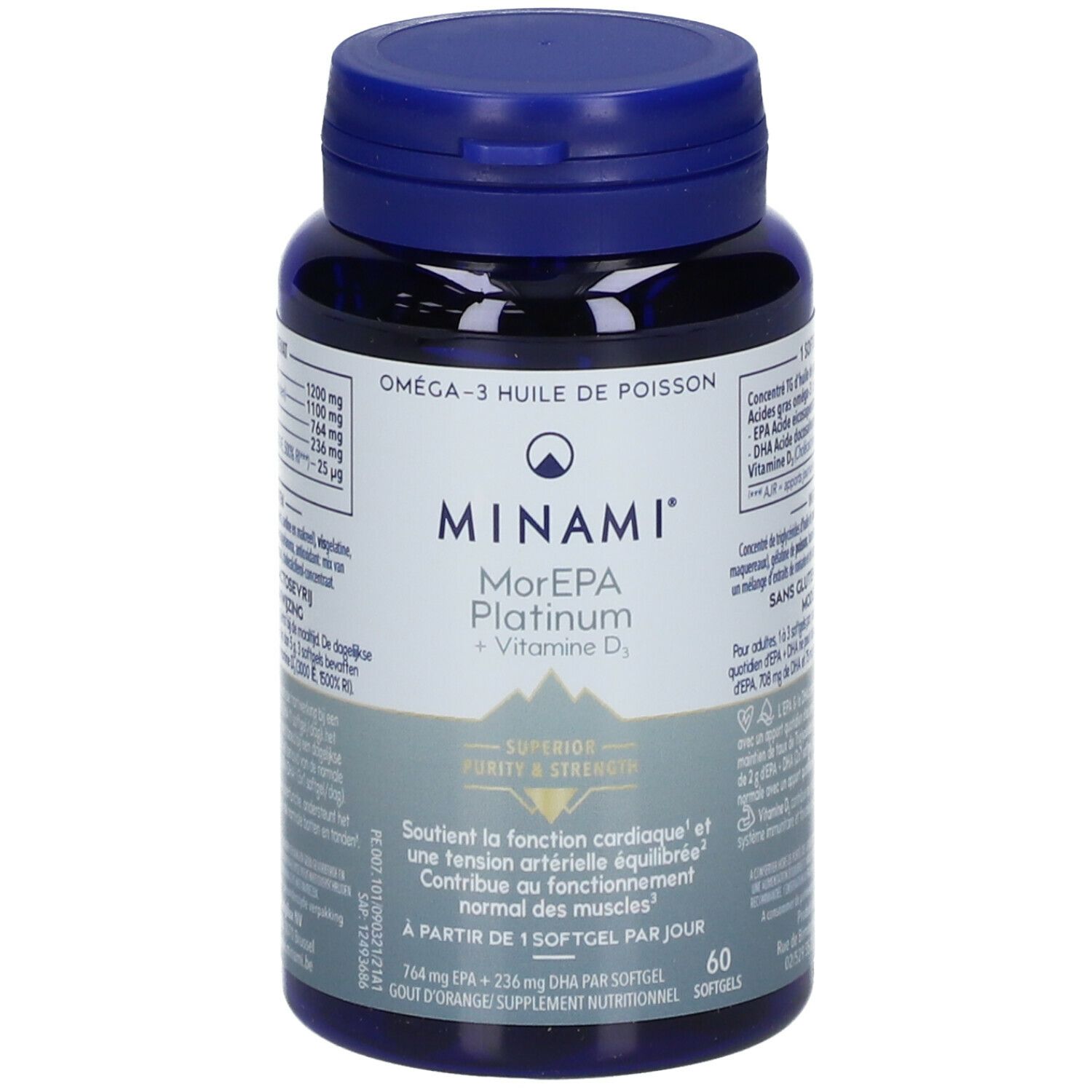 Minami® MorEPA Platinum + Vitamine D3