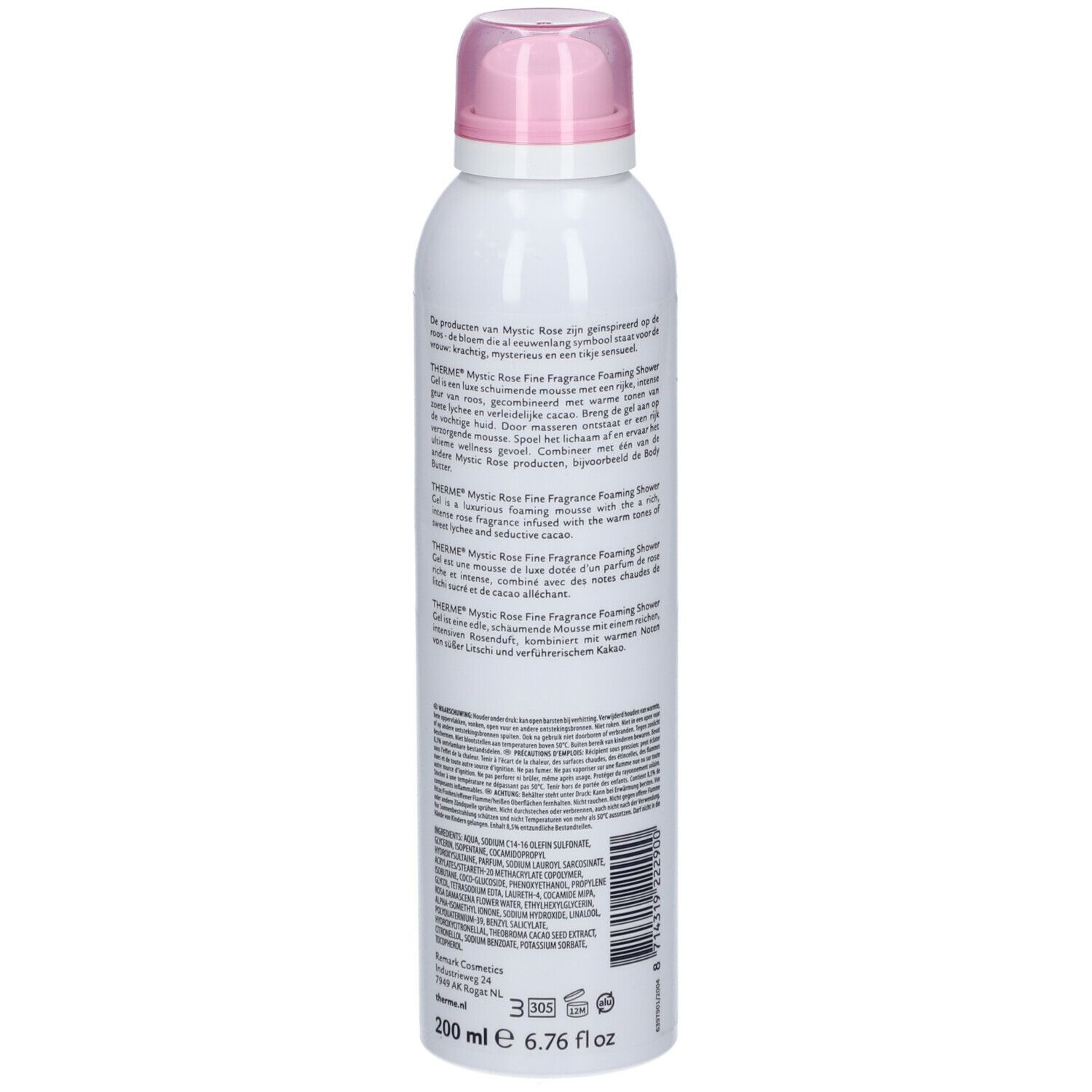 Therme Mystic Rose Foaming Shower Gel