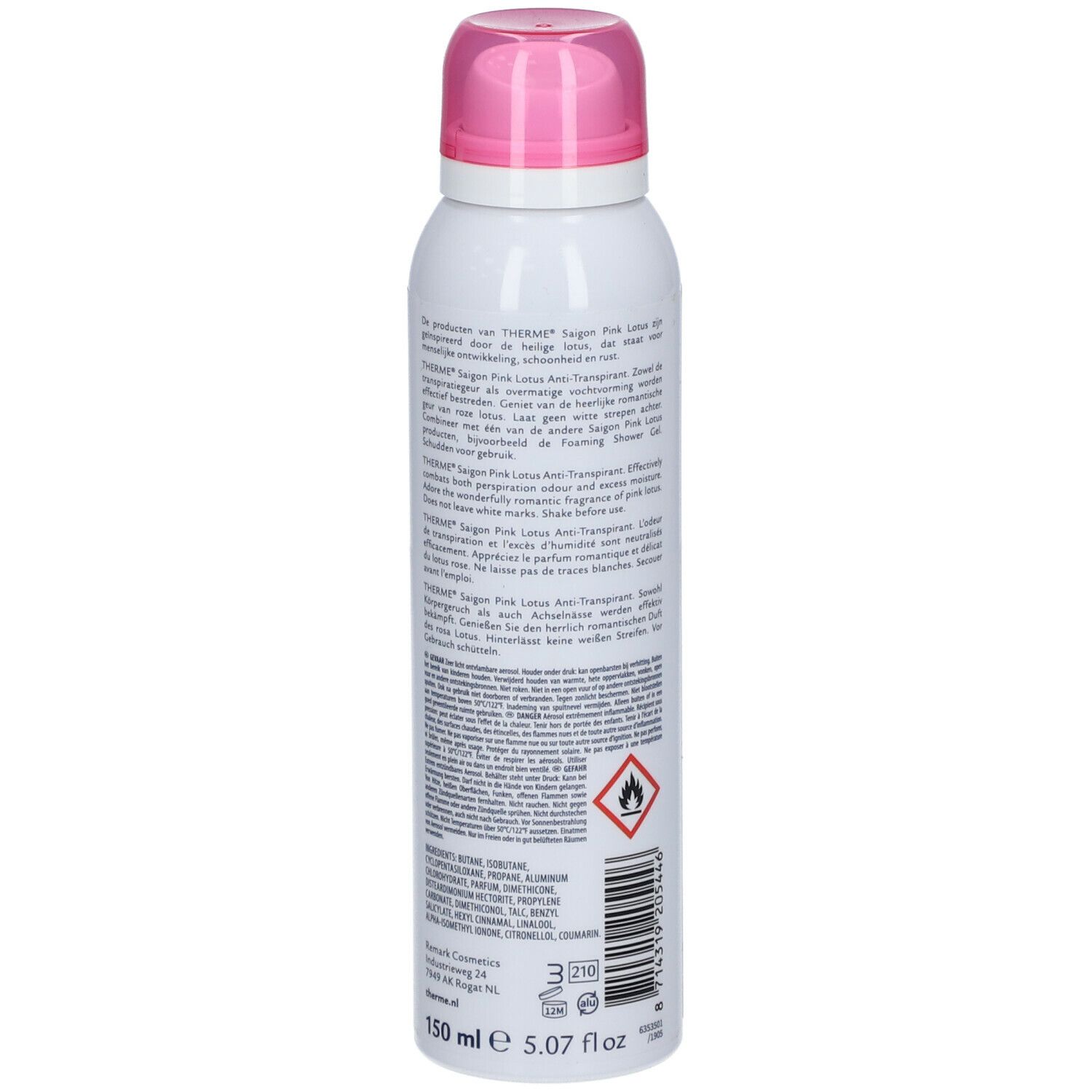 Therme Saigon Pink Lotus Anti-Transpirant 48h