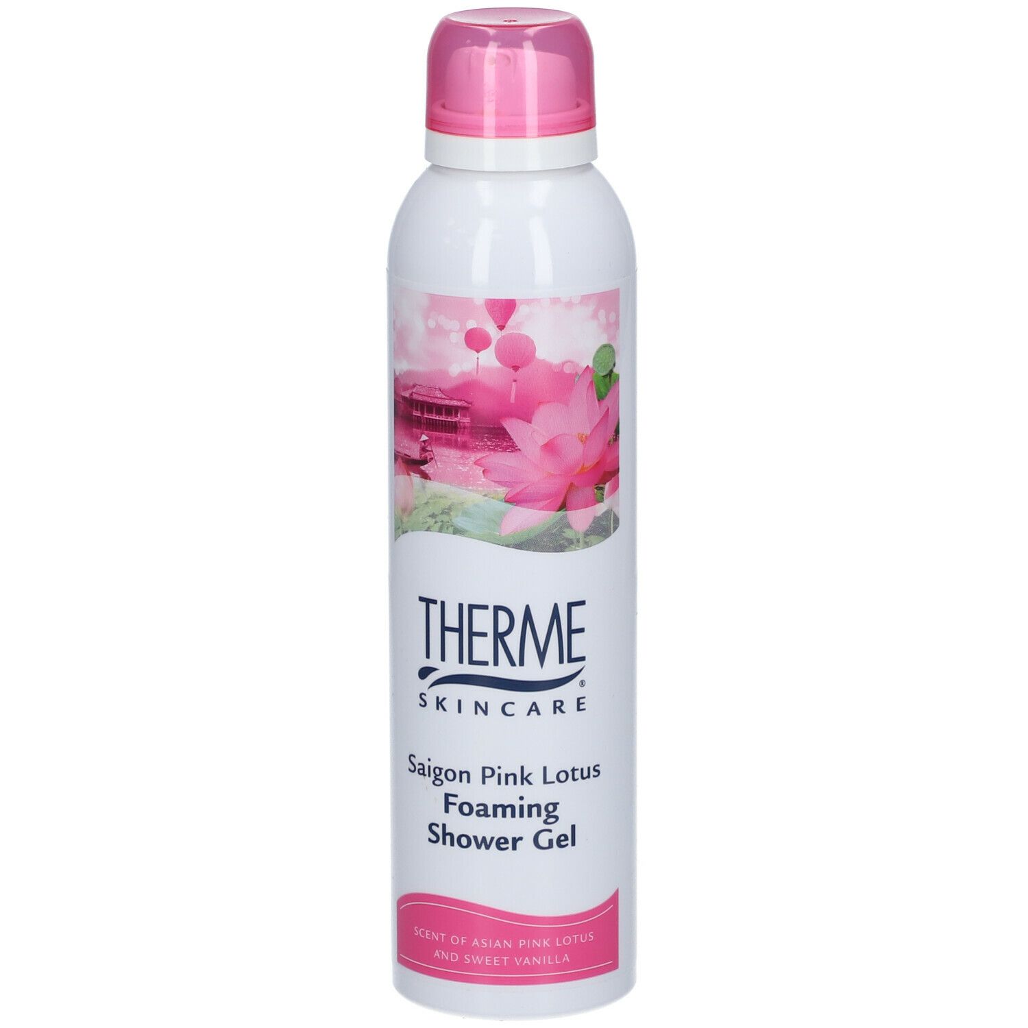 Therme Saigon Pink Lotus Foaming Shower Gel