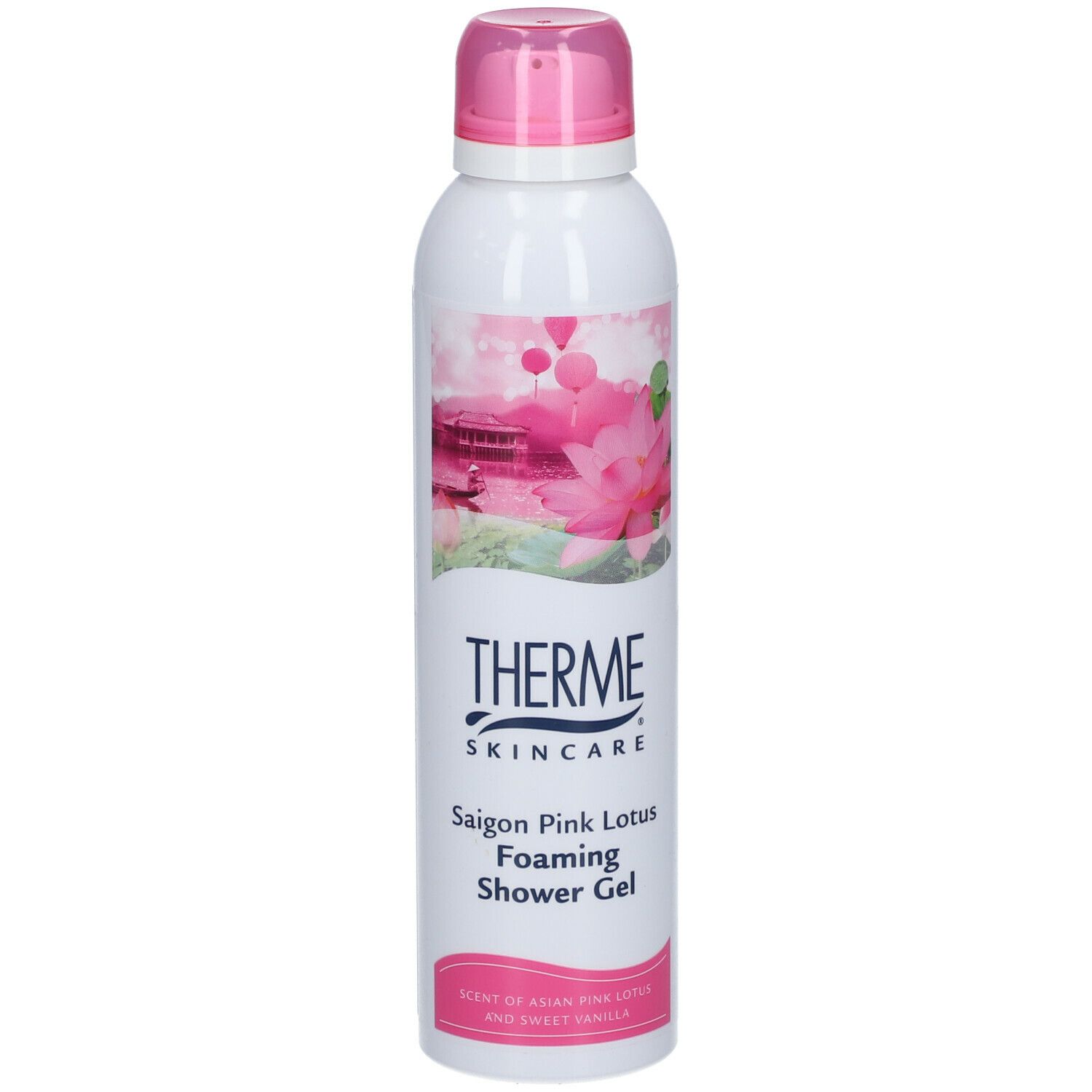 Therme Saigon Pink Lotus Foaming Shower Gel