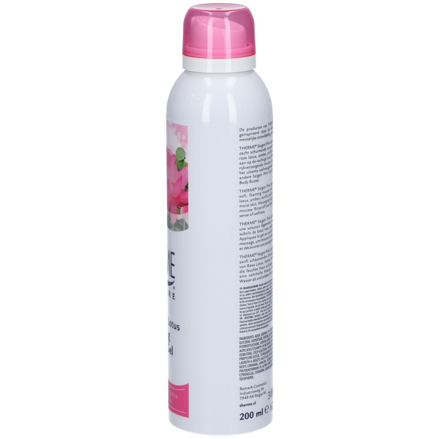 Therme Saigon Pink Lotus Foaming Shower Gel