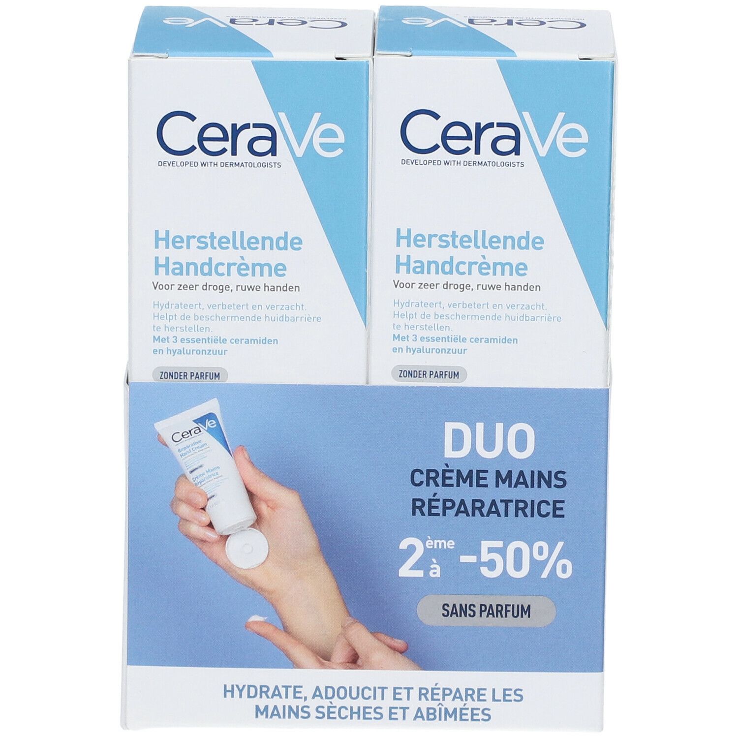 CeraVe Herstellende Handcrème DUO
