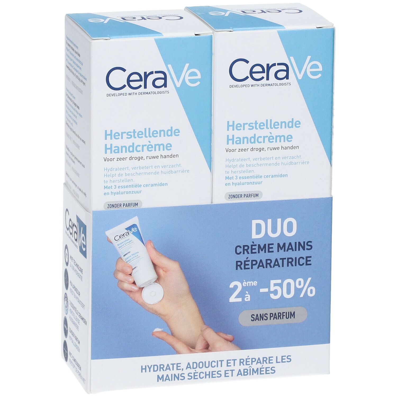 CeraVe Herstellende Handcrème DUO