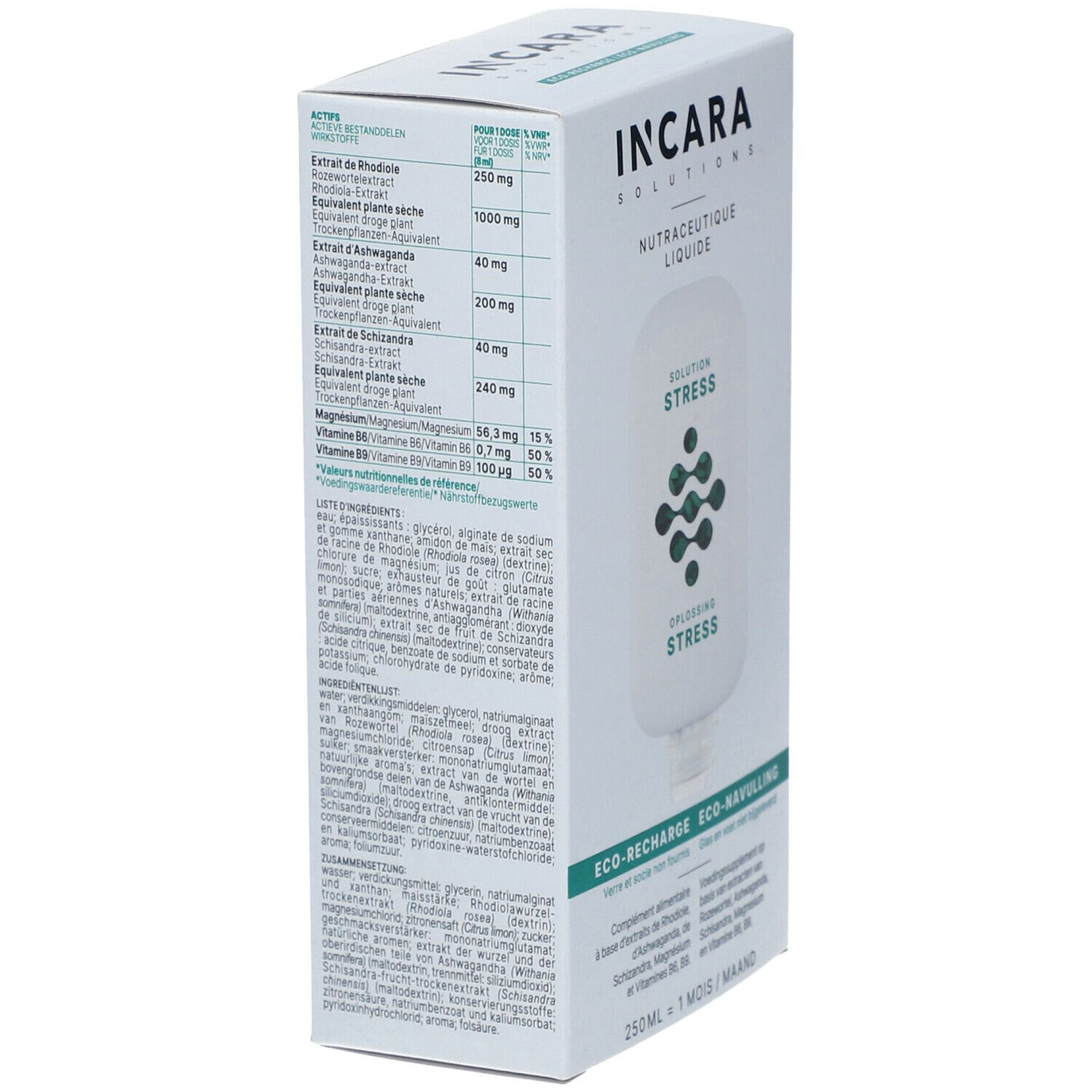 Incara Solutions Solution Stress Eco-Recharge