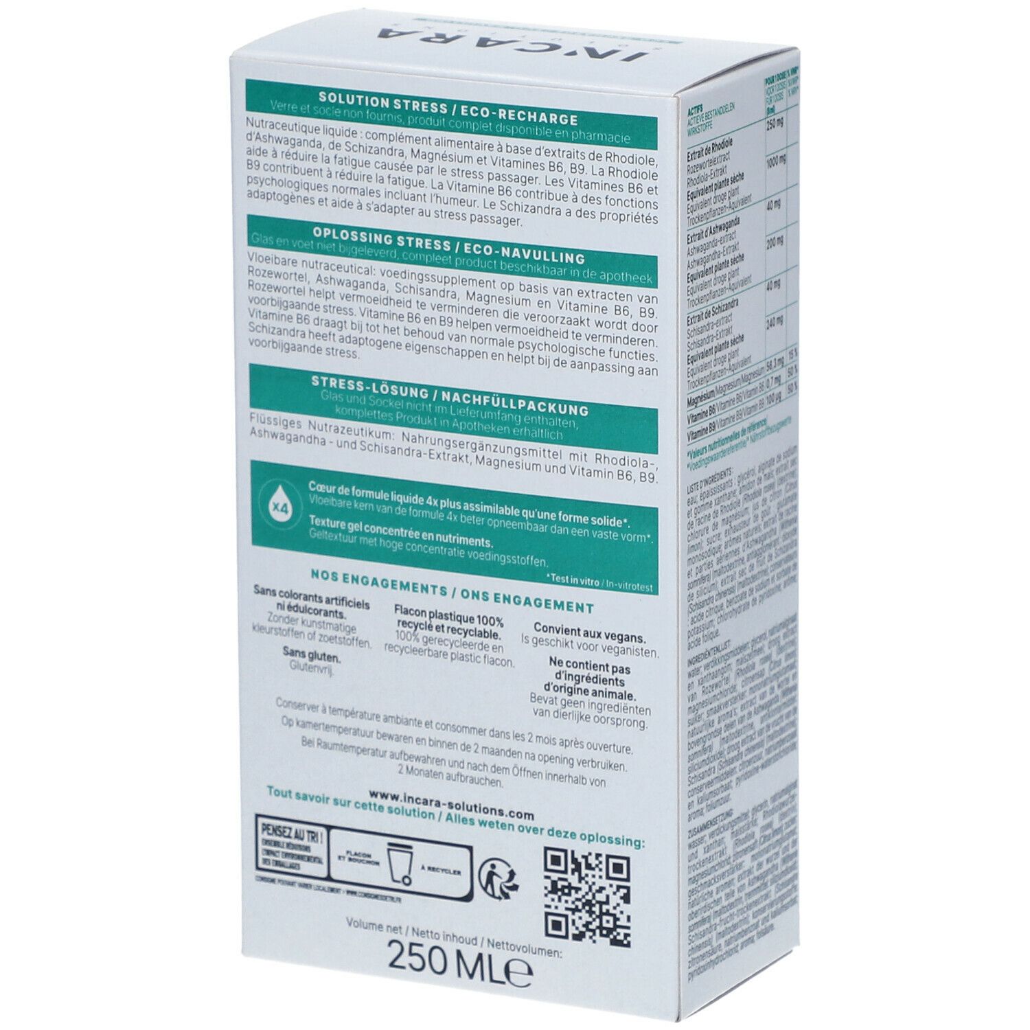 Incara Solutions Solution Stress Eco-Recharge