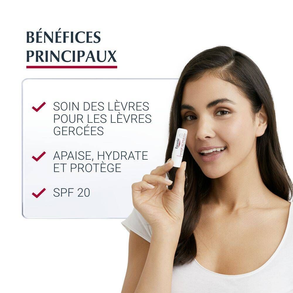 Eucerin pH5 Lip Active SPF20 Peau Sensible