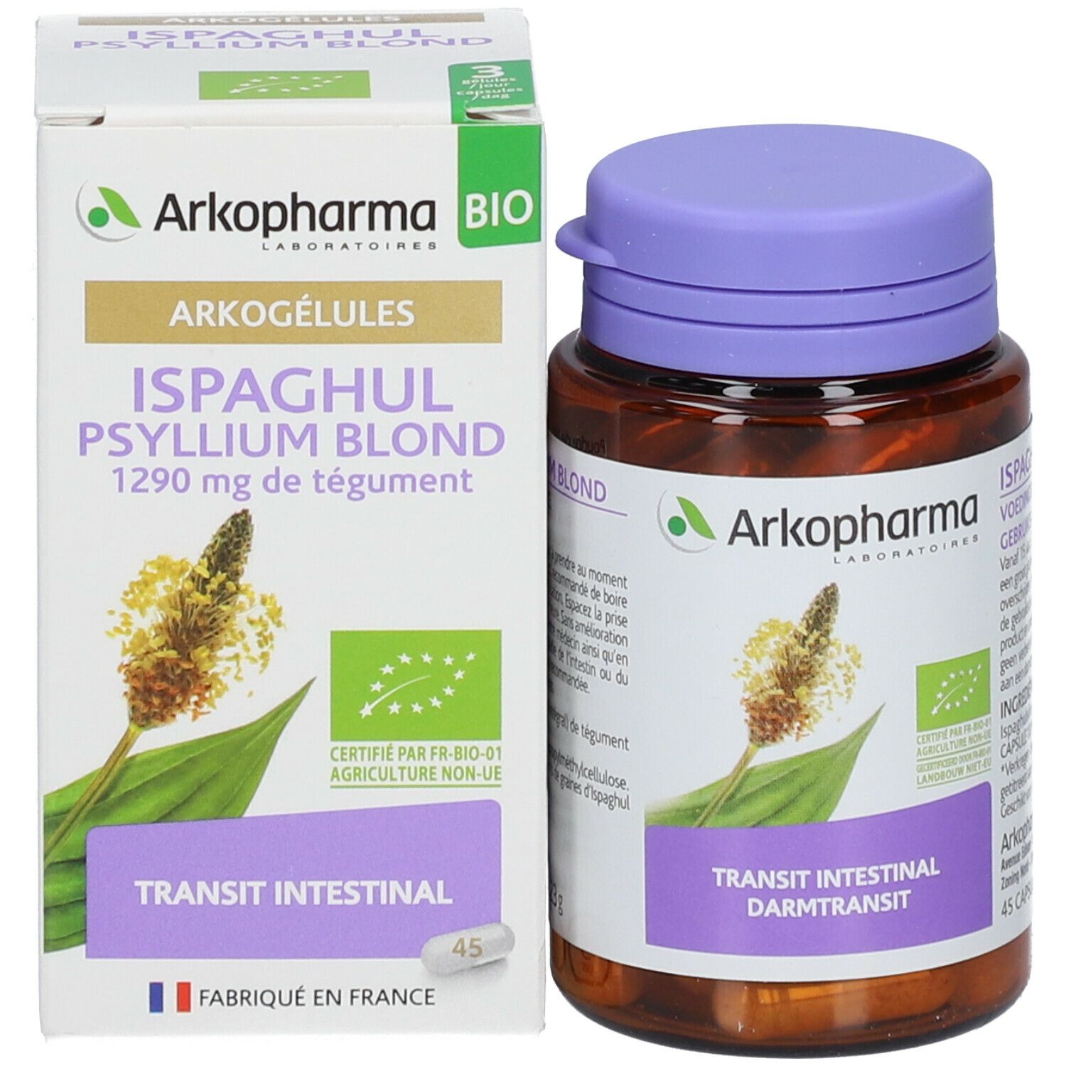 Arkocaps Ispaghul Psyllium Blond Bio