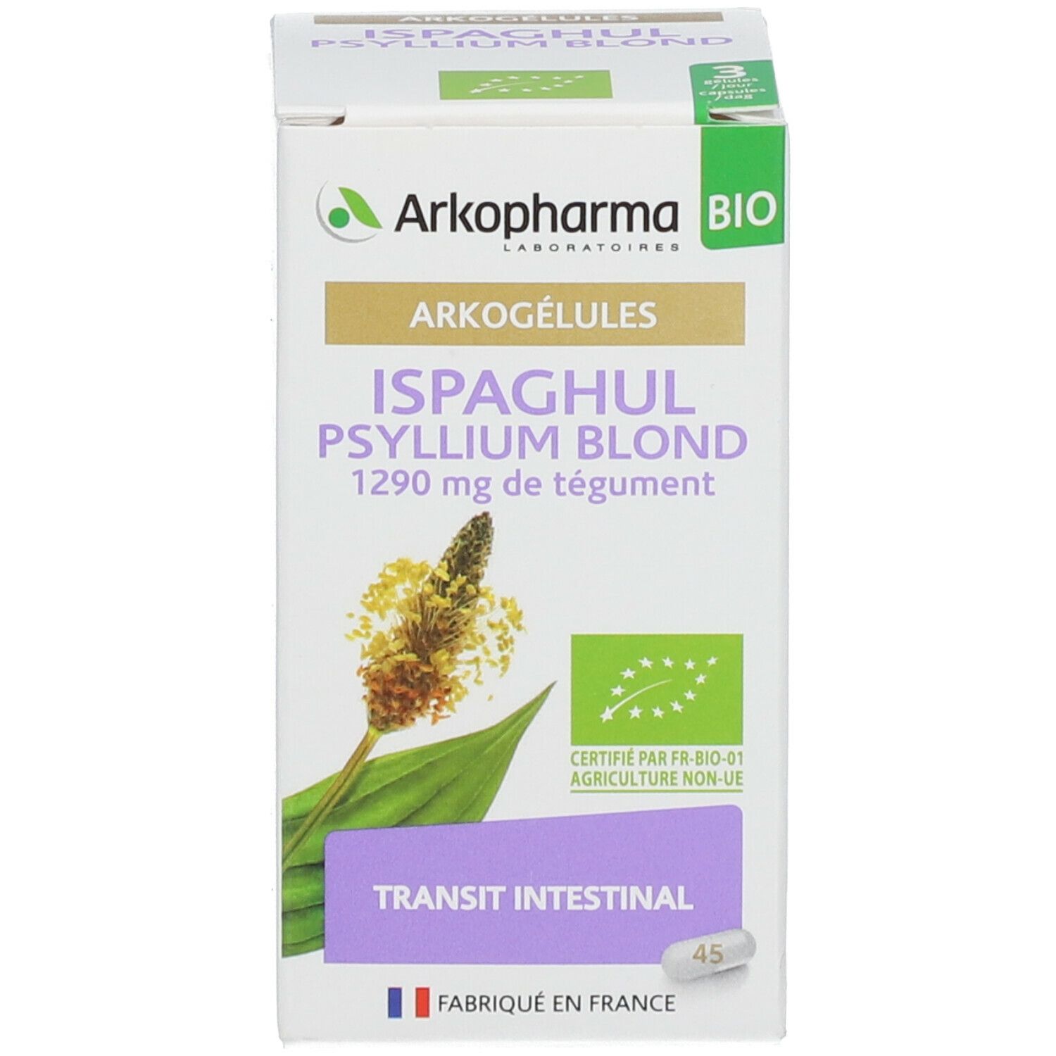 Arkocaps Ispaghul Psyllium Blond Bio