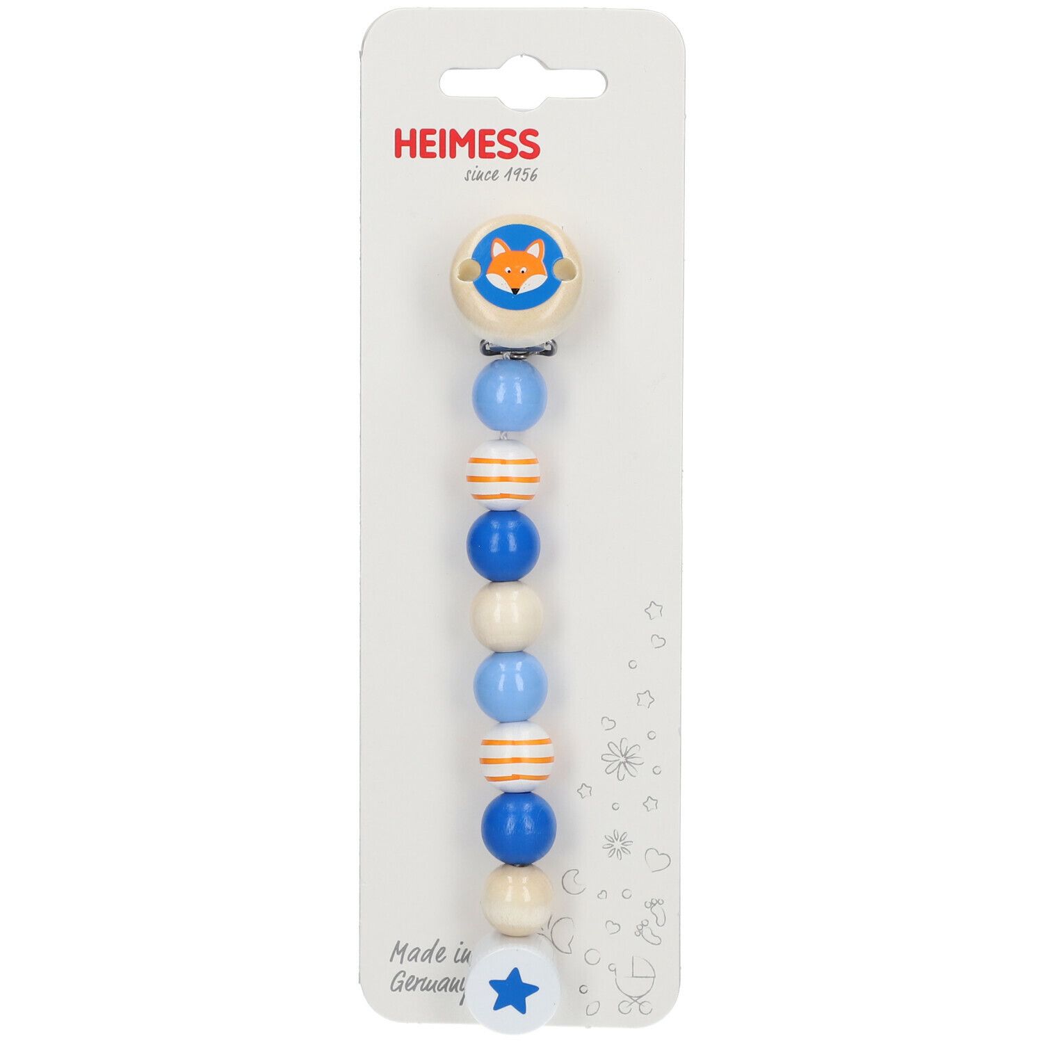 Heimess Fopspeenketting Hout Vos