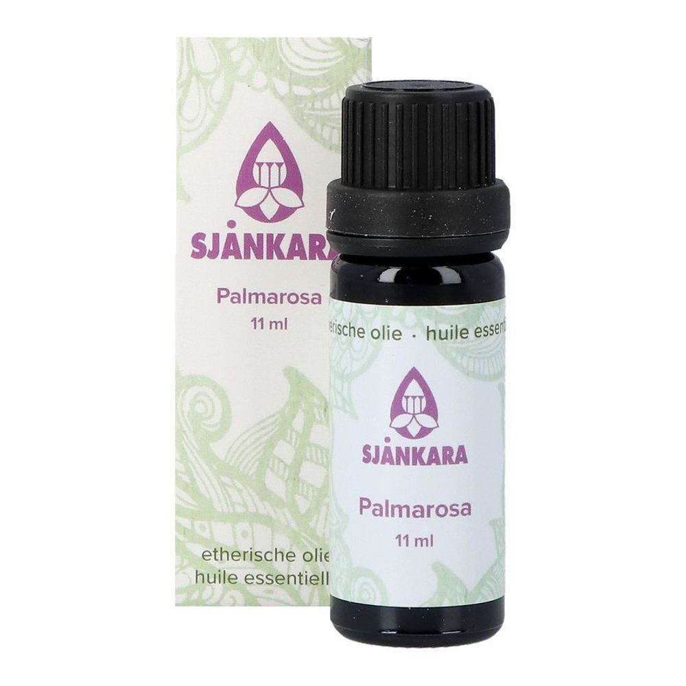 Productfles en verpakking. Fles met zwarte dop, verpakking met tekst.