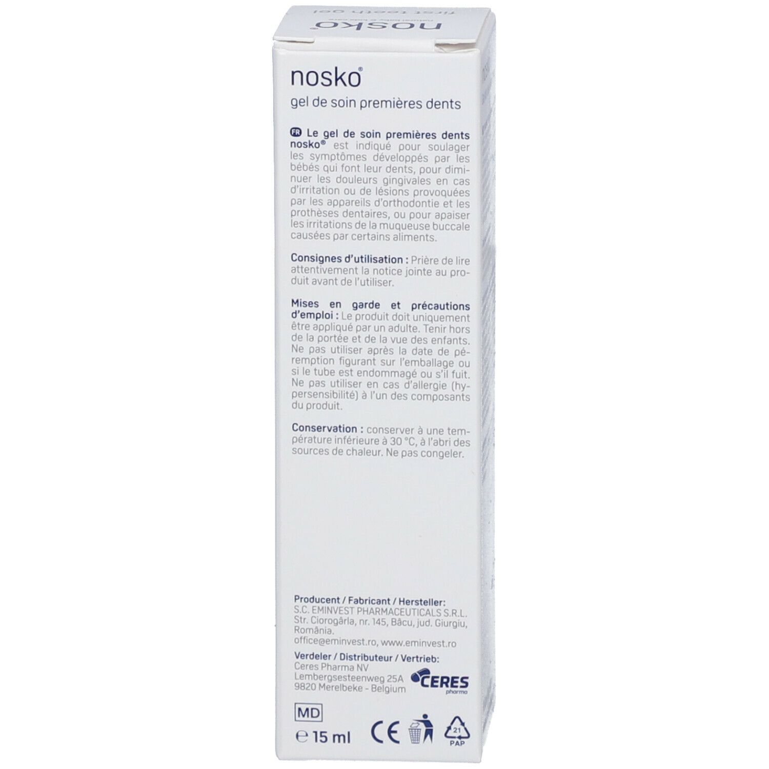 nosko® Eerste Tandjes Gel
